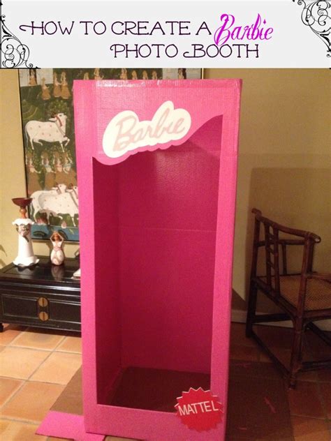 diy barbie photo booth